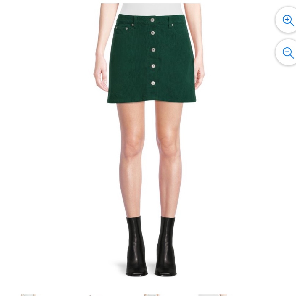 Corduroy mini skirt